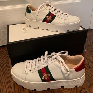 Women's Ace Embroidered Platform Sneaker